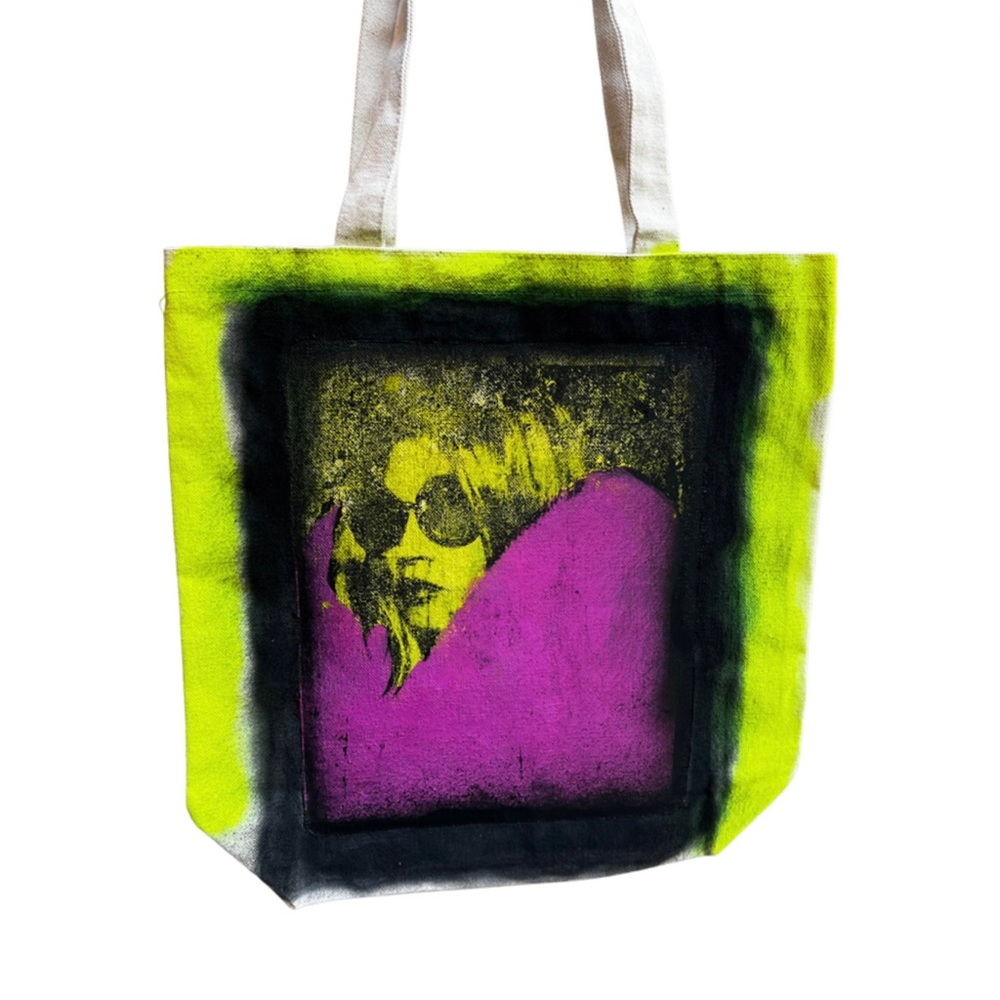 Hand-Painted Canvas Tote